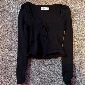 Hollister Women's Black Long Sleeve Top